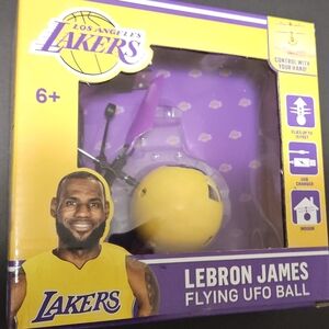 Los Angeles Lakers LeBron James Flying UFO Ball